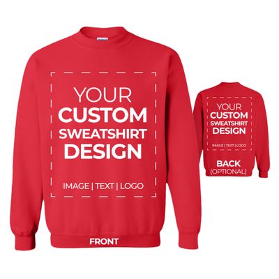 APPARELYN Custom Sweatshirt Design - Create Your Own Sweatshirt with Logo, Text, Image Print Cotton Sweatshirts for Men, Women, Unisex