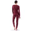 Fruit of The Loom Women's Micro Waffle Premium Thermal Set, Buffalo Plaid, Large view 2