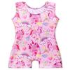 EQSJIU Unicorn Leotards For Girls Gymnastics Size 8-9 9-10 8-10 Years Old Biketard Leotard With Shorts Castle Hot Pink Sparkle view 2