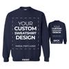 APPARELYN Custom Sweatshirt Design - Create Your Own Sweatshirt with Logo, Text, Image Print Cotton Sweatshirts for Men, Women, Unisex view 1