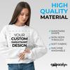 APPARELYN Custom Sweatshirt Design - Create Your Own Sweatshirt with Logo, Text, Image Print Cotton Sweatshirts for Men, Women, Unisex view 3