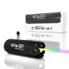 ACETECH Airsoft Pistol/Riffle RGB Tracer Unit Bifrost 14mm CCW Negative Thread with M14- to M11+ Adaptor Green/Gel BB LED Rainbow Lighting Effect (Standard Black) view 1