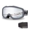 Karsaer Ski Goggles Anti-Fog Snow Goggles OTG 100% UV Protection Snowboard Goggles Bendable Dual-Lenses for Men Women Youth view 1