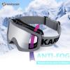 Karsaer Ski Goggles Anti-Fog Snow Goggles OTG 100% UV Protection Snowboard Goggles Bendable Dual-Lenses for Men Women Youth view 3