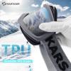 Karsaer Ski Goggles Anti-Fog Snow Goggles OTG 100% UV Protection Snowboard Goggles Bendable Dual-Lenses for Men Women Youth view 4