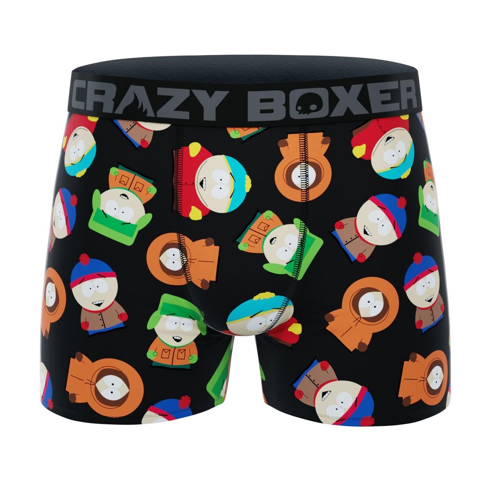 CRAZYBOXER Men's Underwear South Park Freedom of movement Boxer Brief Anti-irritation