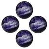 BuyBocceBalls - EPCO Candlepin Bowling Balls - Starline Galaxy - - Purple - (4 1/2", 2lbs 6oz ) - 4 Balls - Made In USA view 1