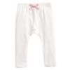 EISHOW Unisex Baby Cotton Pants Leggings,Baby Ribbed Knit Jogger Pants Solid Color Bow Leggings Newborn Fall Winter Outfits (White,2-3 Years,2 Years,3 Years) view 1