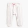 EISHOW Unisex Baby Cotton Pants Leggings,Baby Ribbed Knit Jogger Pants Solid Color Bow Leggings Newborn Fall Winter Outfits (White,2-3 Years,2 Years,3 Years) view 3
