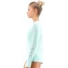 TYR Women's Standard Long Sleeve Sun Protection Performance T-Shirt UPF 50+, Mint, Medium view 4