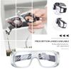 Sports Goggles Glasses Men Racquetball Basketball Football Eyewear Protective Glasses Shock Collision Lens Replaceable (Grey Frame White Pad) (8068) view 3