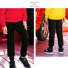 EISHOW Unisex Kids Cotton Pants, Toddler Baby Solid Jogger Sweatpants Athletic Pants Elastic Trousers Bottoms with Pockets (Orange,3-4 Years,3 Years,4 Years) view 3