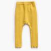 EISHOW Unisex Baby Cotton Pants Leggings,Baby Ribbed Knit Jogger Pants Solid Color Bow Leggings Newborn Fall Winter Outfits (3 Pack(Yellow&White&Pink),3-4 Years,3 Years,4 Years) view 3