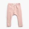 EISHOW Unisex Baby Cotton Pants Leggings,Baby Ribbed Knit Jogger Pants Solid Color Bow Leggings Newborn Fall Winter Outfits (Pink,3-4 Years,3 Years,4 Years) view 3