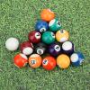 Billiard Ball Set Full Set, Resin Billiard Ball, Billiard Balls Set Pool Table Balls Marble, Tournament Spec Resin Billiard Balls Wooden 16 Ball Rack Billiard Table Accesssory view 2