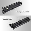 Rear Cargo Rack Quick Release Adjustable Alloy Carrier 115lbs Capacity Easy Install Black view 4