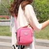 Outdoor sports and leisure multifunctional messenger bag Oxford cloth shoulder bag change mobile phone pack (Red) view 4