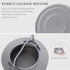 Boundless Voyage Camping 700ml Titanium Kettle with Folding Handle Big Capacity Pot Outdoor Tableware Drinkware Ti3100D view 4