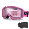 Karsaer Ski Goggles Anti-Fog Snow Goggles OTG 100% UV Protection Snowboard Goggles Bendable Dual-Lenses for Men Women Youth view 1