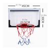 BBZY Mini Basketball Hoop 45X30cm Easy to Assemble Portable Basketball Stand,with Basketball Pump,Suitable for Indoor and Outdoor view 2