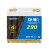 BIFROST Z90 Gold 9 Speed Bike Chain 116 Link + Magic Button Road Bike Chain Bicycle Cycling view 2