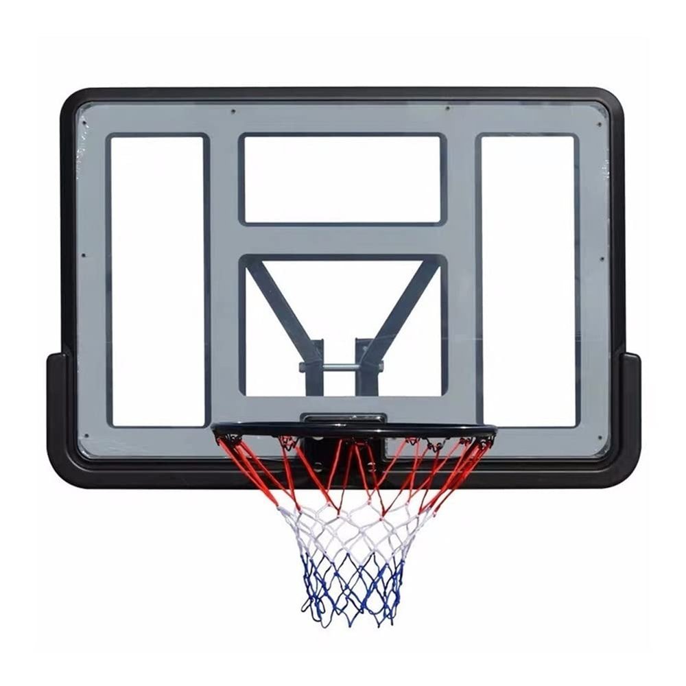 BBZY Mini Basketball Hoop for Kids Adults Teens,Wall-Mounted Basketball Rim Easy to Install (43.3x29.6 Inches)