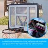 BBZY Mini Basketball Hoop for Kids Adults Teens,Wall-Mounted Basketball Rim Easy to Install (43.3x29.6 Inches) view 3