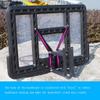 BBZY Mini Basketball Hoop for Kids Adults Teens,Wall-Mounted Basketball Rim Easy to Install (43.3x29.6 Inches) view 4