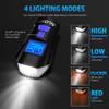 VLOXO Bike Speedometer with LED Bike Light, USB Rechargeable Bicycle Computer with Loud Bike Bell (Blue) view 3