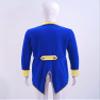 Moily Kids Girls Boys Vintage Steampunk Victorian Swallow Tail Coat Jacket Ringmaster Circus Show Outfits Velvet Royal Blue 16 Years view 4