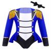 Manyakai Kids Girls Circus Ringmaster Jumpsuit Tailcoat Rompers Carnival Theme Party Fancy Dress up Blue 6 Years view 1