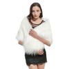 RUIXIA Winter Warm Faux Fur Wedding Party Bride Shawl Shrug Plush Cape Bolero Waistcoat Tippet Evening Dress Shoulder Wraps Stole, White, One Size, WEDRE125 view 3