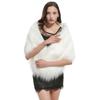 RUIXIA Winter Warm Faux Fur Wedding Party Bride Shawl Shrug Plush Cape Bolero Waistcoat Tippet Evening Dress Shoulder Wraps Stole, White, One Size, WEDRE125 view 4