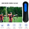 NATUMER Archery Bow Scale 110 lbs/ 50kg Hanging Handheld Scale Multifunctional Digital Tune Scale Peak Weight/Hold Weight with Clear LCD Display for Recurve/Compound Bow (Black) view 4