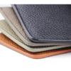 WAYNE'S DOG Genuine Leather Slip in Glasses Sleeve Eye Glasses Case Pouch, Sunglasses Case Holder (Gray-Litchi Leather) view 4