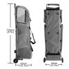 DLGF Fencing Sword Bag, Adult and Child Fencing Bag, Roller Storage Bag, Suitable for Various Equipment Such as Foil/Epee/Saber, Competition Equipment Bag, 47(L)* 15.7(W) * 15.7(H) in view 2