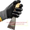 FUFU Gloves Men's Work Gloves,Nitrile Coated Gloves,Practical Gardening Gloves,Elastic and Breathable,Oil-Proof and Non-Slip (Size : S) view 4