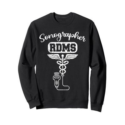 Cardiac Vascular Sonographer RDMS Echo Tech Ultrasound Sweatshirt