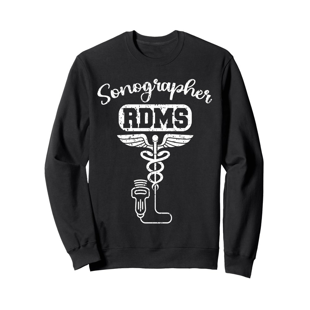 Cardiac Vascular Sonographer RDMS Echo Tech Ultrasound Sweatshirt