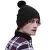Beechfield Childrens/Kids Original Pom Pom Beanie (One Size) (Black) view 2