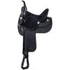 Eclipse by Tough1 Synthetic Barrel Saddle 14in Bla view 1
