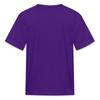 Spreadshirt Darkwing Duck Superhero Costume Halloween Kid's T-Shirt, S, Purple view 3