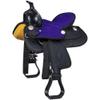 Eclipse by Tough1 Synthetic Barrel Saddle 13in Pur view 2