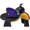 Eclipse by Tough1 Synthetic Barrel Saddle 13in Pur view 3