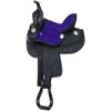 Eclipse by Tough1 Synthetic Barrel Saddle 10in Pur view 1