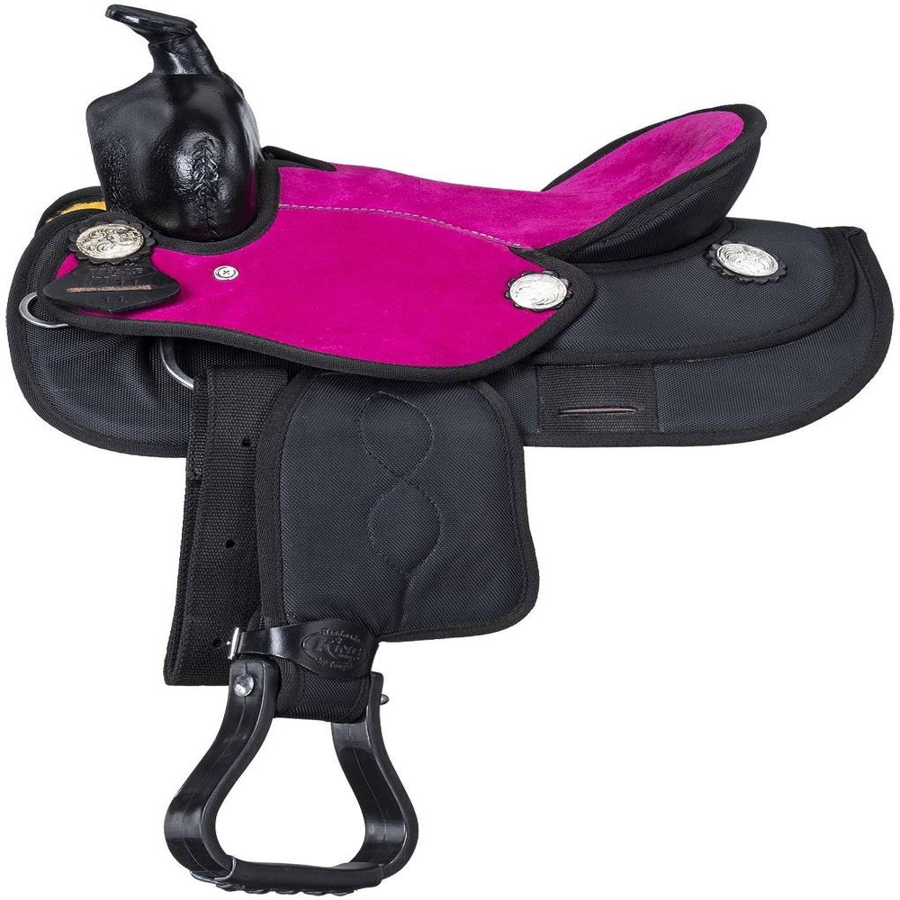 Eclipse by Tough1 Synthetic Barrel Saddle 13in Pin