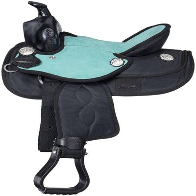 Eclipse by Tough1 Synthetic Barrel Saddle 13in Tur