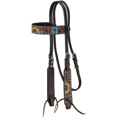 Tough 1 Sunflower and Buckstitch Browband Headsall