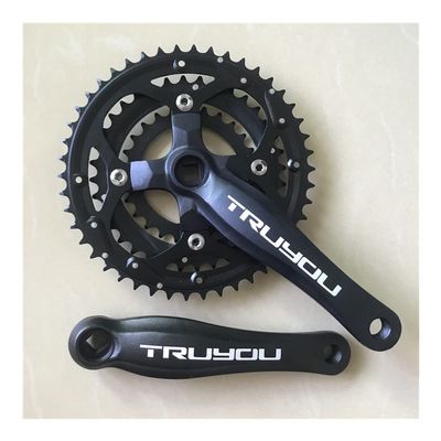 MYEEI Mountain Bikes Crankset 104-64 BCD 46T 36T 26T Chainring Aluminum Alloy Chain Wheel Triple MTB Chainwheel Crank 170mm (Color : 175mm)