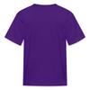 Spreadshirt Darkwing Duck Superhero Costume Halloween Kid's T-Shirt, M, Purple view 3